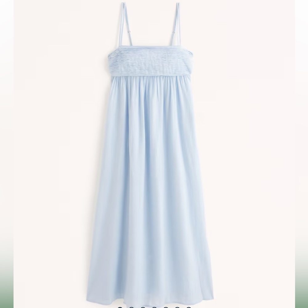 Abercrombie & Fitch Crinkle Texture Maxi Dress